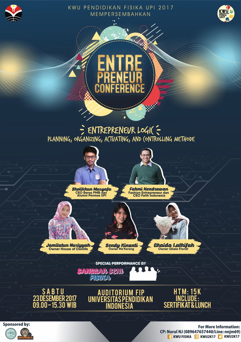 CEREALS18's tweet photo. 📢📢📢SIAP JADI PENGUSAHA MUDA SUKSES????
Jangan sampai ga dateng, ada....

🎉ENTREPRENEUR CONFERENCE!!

Ada 5 pemateri hebat yang bakal kupas tuntas entrepreneur logic (planning, organizing, actuating, and controlling method) tentang bisnis yang sedang mereka jalani, Siapa aja? https://t.co/ydoswhI6c7