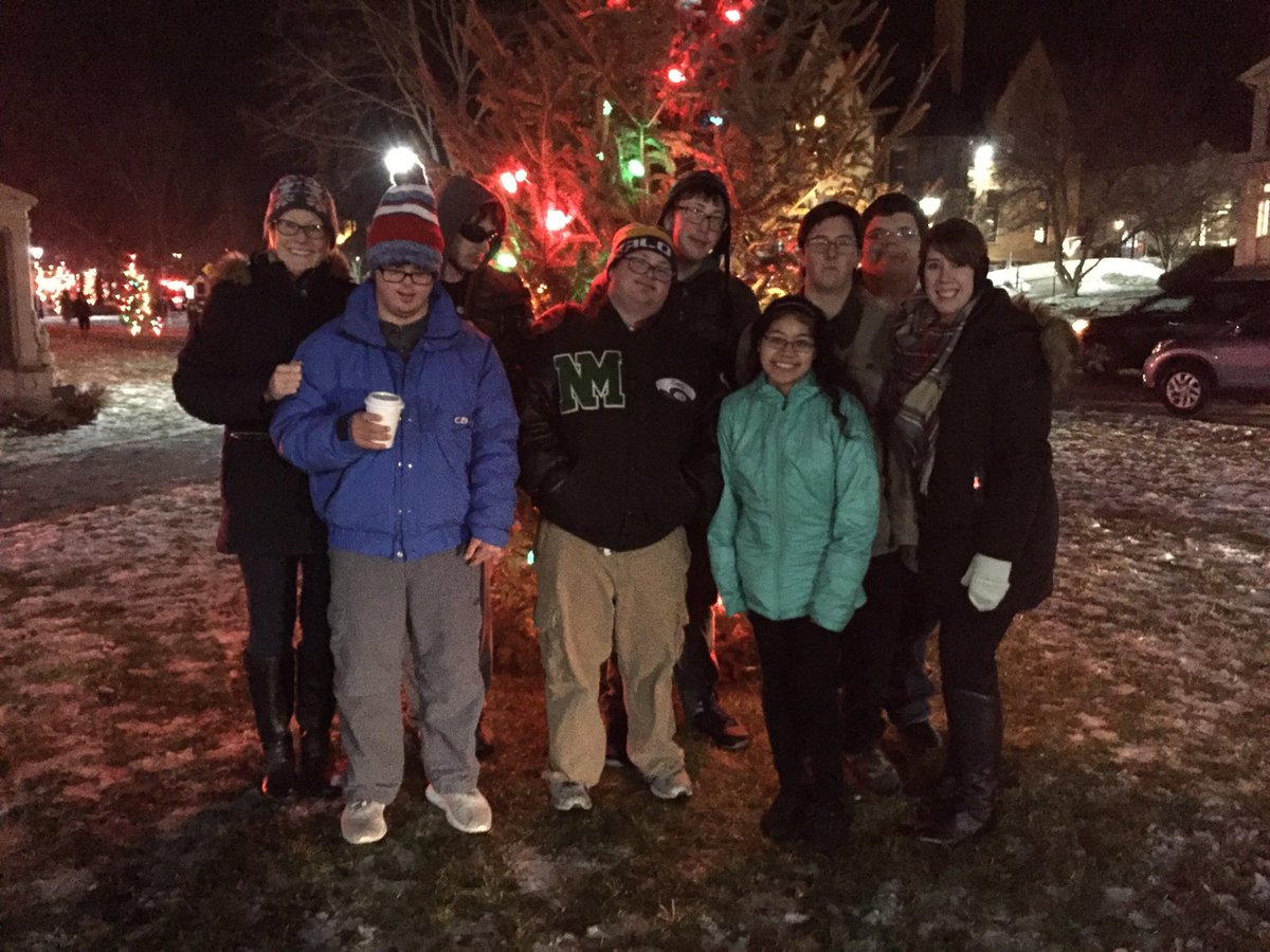 LHTC enjoying the Holiday light show in the New Milford Green! Quite amazing!