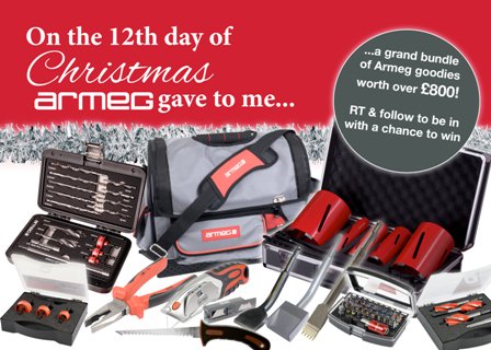 We've saved the best for last in our #12DaysOfChristmas #giveaway - over £800 worth of Armeg goodies! RT &amp; Follow for your chance to #win this amazing prize. Winner will be announced at 4pm 20/12 - good luck!