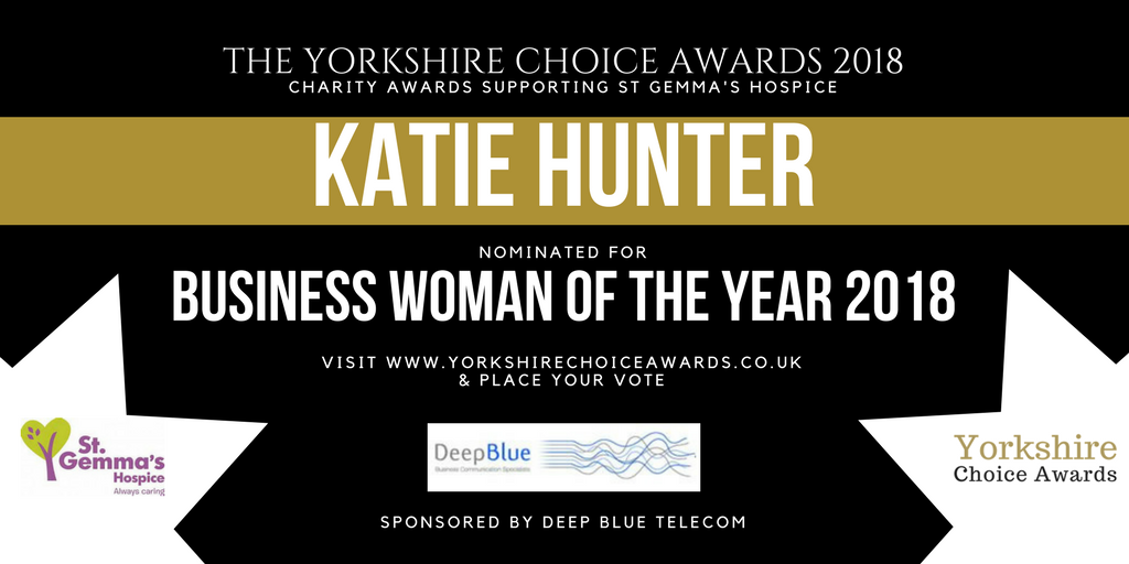 hunter_safety's tweet photo. As if being nominated in the Yorkshire Choice Awards for Independent Business of the Year wasn't enough, our very own Managing Director Katie Hunter has also been nominated for Business Woman of the Year!
Thank you for the votes so far, keep them coming: https://t.co/QBVzhY1TLT https://t.co/LcOI1ahA8p