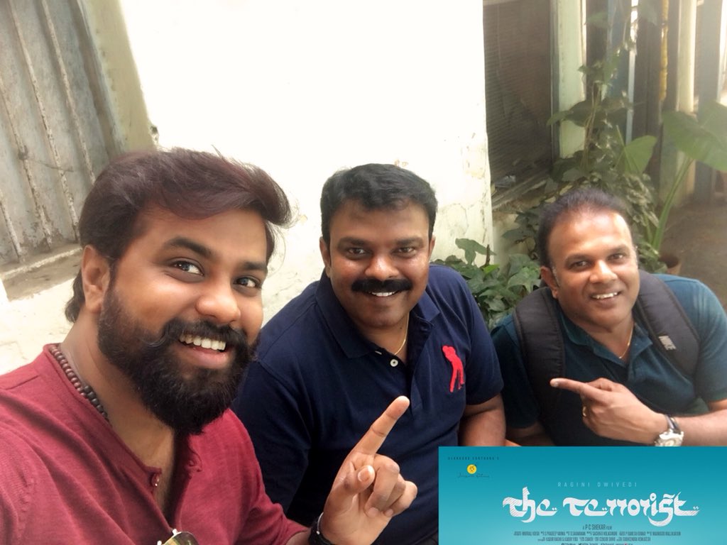 spradeepvarma53's tweet photo. Very happy and excited as I am not only part of the project #TheTerrorist as Music Director 🎹also did a Cameo Role 🎥🤗...My Dearest Director @PCSekar Thank You Sir💓😘.
@raginidwivedi24 Mam ur rocking 😍🙌 https://t.co/WvQQMBAWhU
