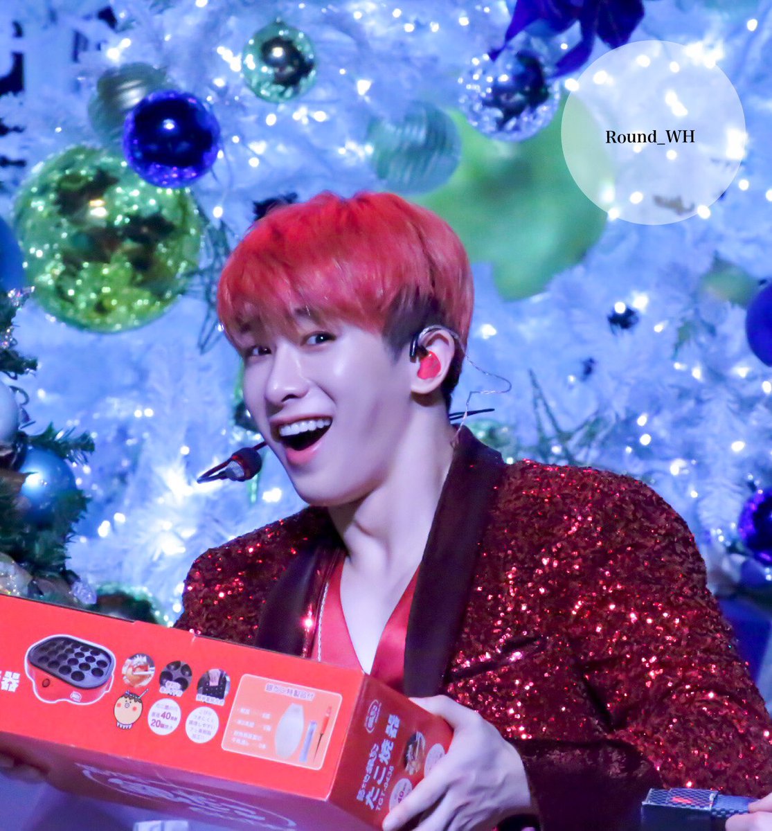 Round_WH's tweet photo. 너무귀여워｡ﾟ(ﾟ´ω`ﾟ)ﾟ｡ 1712019 🎄파티 #원호 #WONHO #호석 #몬스타엑스 #MONSTA_X  #드라마라마 #DRAMARAMA #더코드 #THE_CODE @OfficialMonstaX https://t.co/6gJT4xwiE1