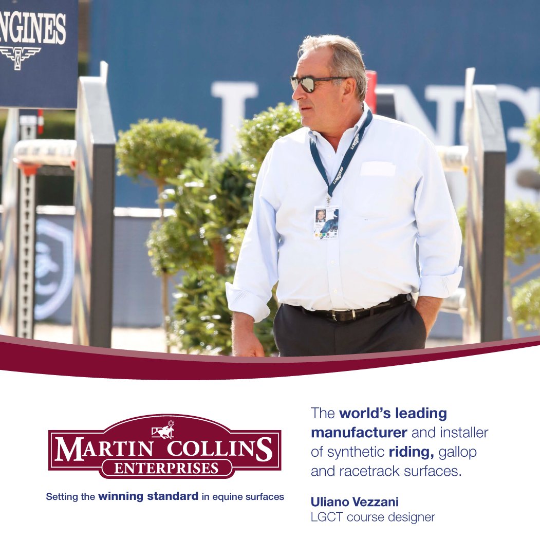 MCE_Surfaces's tweet photo. The world famous course designer Uliano Vezzani built 10 out of the 15 courses for the Longines Global Champions Tour.
#showjumping #ecotrack #equinesurfaces #lgct #globalchampionstour #ulianovezzani https://t.co/VVoNn0PlBF