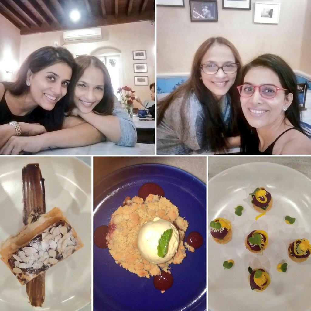 sonalikulkarni's tweet photo. It's the season to host her in India..Met my darling gal #GauriNarsalay after a long time and kept chatting till guests moved n shifts changed 😛 Thank you @tajteahouse for the perfectly yummy time💃#galtime #catchingup https://t.co/pOnYT7WR1m