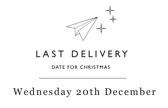 Hurry! Our last day for #Christmas delivery is Wednesday 20th December.  ow.ly/aq4630hjRX6