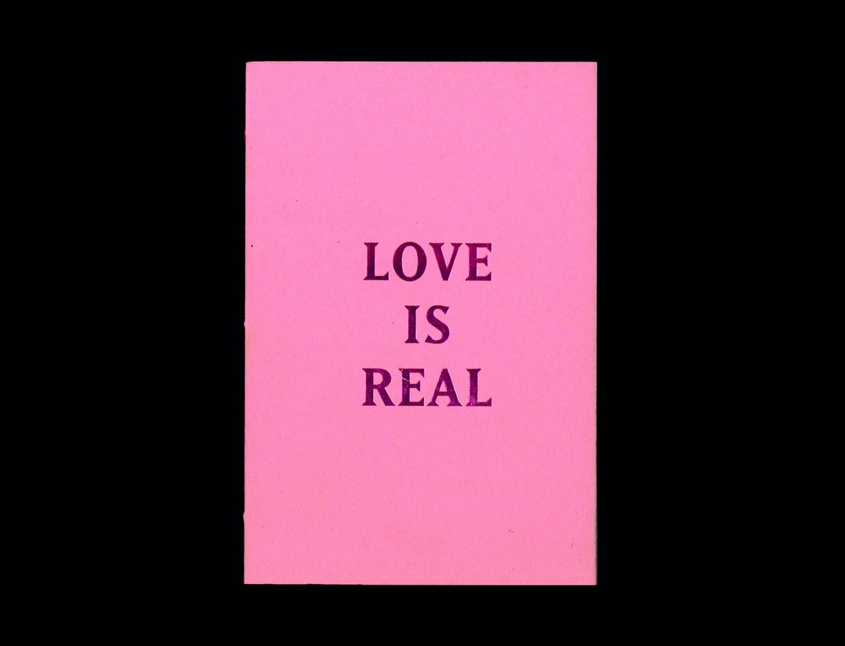 A6Books's tweet photo. Love is Real
https://t.co/vw0sxVoPQo
"Five pieces of John Maus fan fiction by Susan V. Sappe."
Typeset, printed and bound by S.S. Whetton, with fan photo by Straton Heron. https://t.co/83izvBcxYR