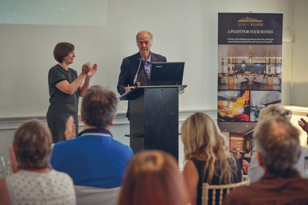 ScenicLuxury's tweet image. Earlier this year Sir Ranulph Fiennes helped us celebrate the upcoming Scenic Eclipse. #DiscoverEclipse ow.ly/4PEw30hfpNh