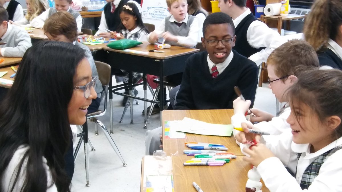 MrsWStAls's tweet photo. Enjoying time with our Advent Angels #catholicschoolmatters #Advent @PhillyCathSch #wearestals https://t.co/IN6iAH4h0Y