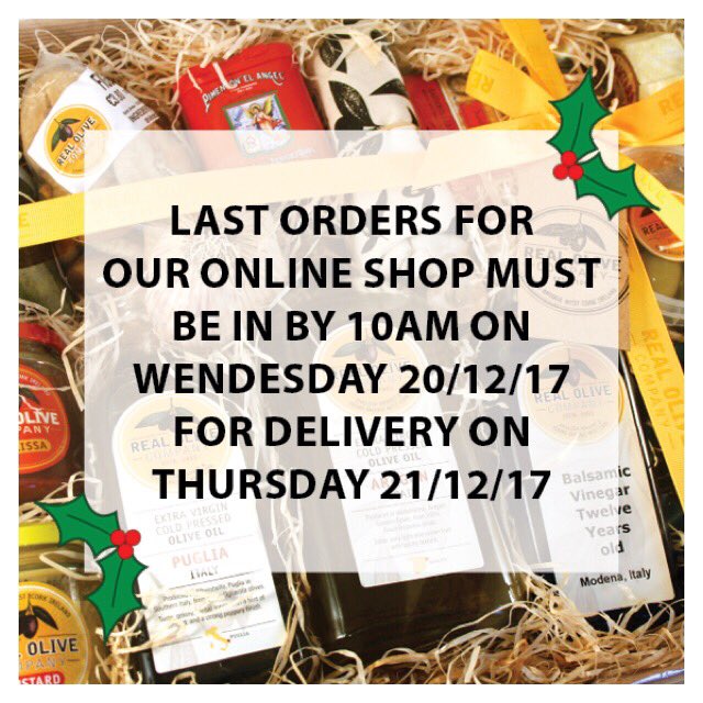 Just under 24 hours left to order from our online shop before Christmas!