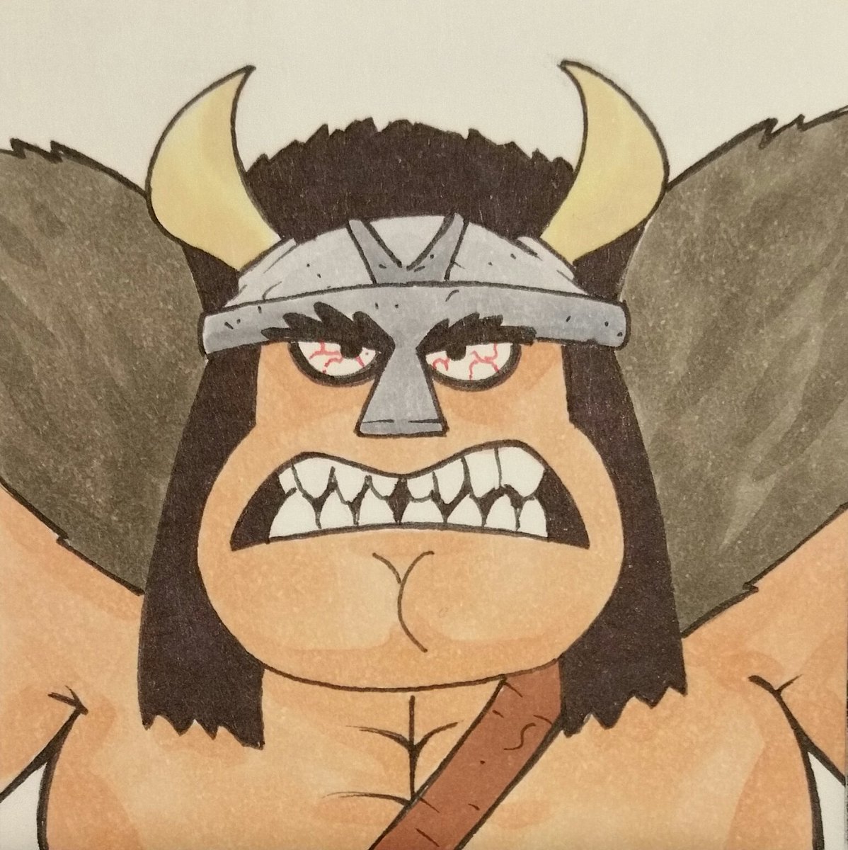 JdIllustrates's tweet photo. Lunch bag pic # G2-74 #Stoneback #fangbone #copicmarkers #prismacolor #FaberCastell #artdad #artist #art #drawdaily #lunchbagproject @Fangbone @FangboneTV... https://t.co/DoQCj95hNZ https://t.co/6zd0asbFOM