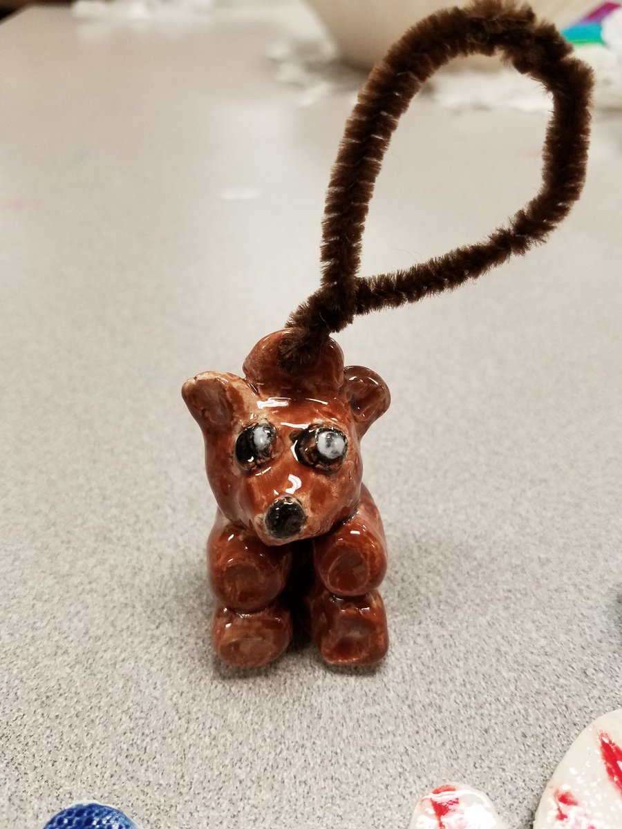 Check out the finished glazed ornaments made in art <a href="/cypresscreekvcs/">Cypress Creek</a> #ottersmatter
