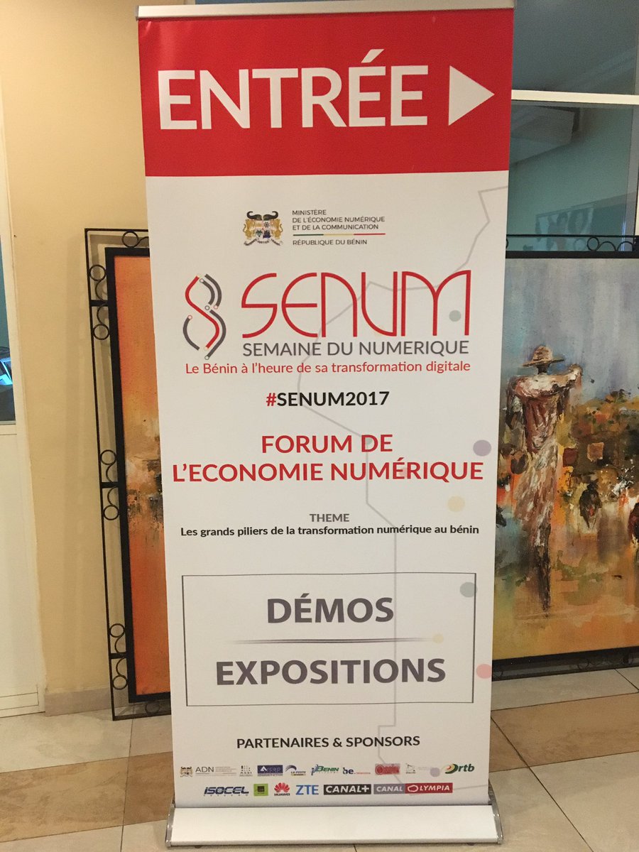isoceltelecom's tweet photo. Venez visiter notre stand au Forum de l'économie numérique pour découvrir toutes nos offres  #Senum2017 #Isocel #InternetPourTous #wasexo #team229 #Bénin #Internet https://t.co/CarXO5H0qz