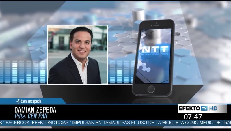 #NTT con @marthareyesb <a href="/damianzepeda/">Damián Zepeda</a> presidente del CEN de <a href="/AccionNacional/">Acción Nacional</a> negó que el Frente esté en riesgo en algunos estados