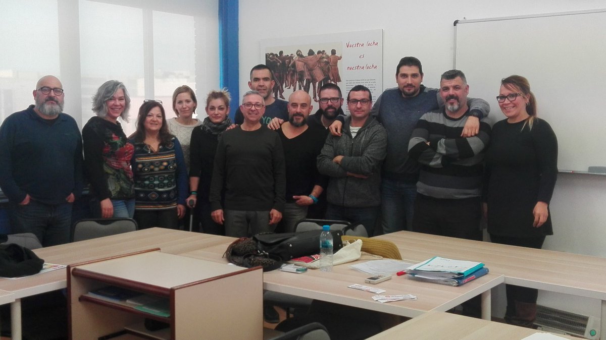 FormacioCCOO's tweet photo. Avui finalitzem a @FICCOOBLLPAG @ccoocatalunya, curs Aprofundiment de Salut Laboral, seguim #formant #empoderant #transformant #orgullCCOO https://t.co/tUUfUYgBFx