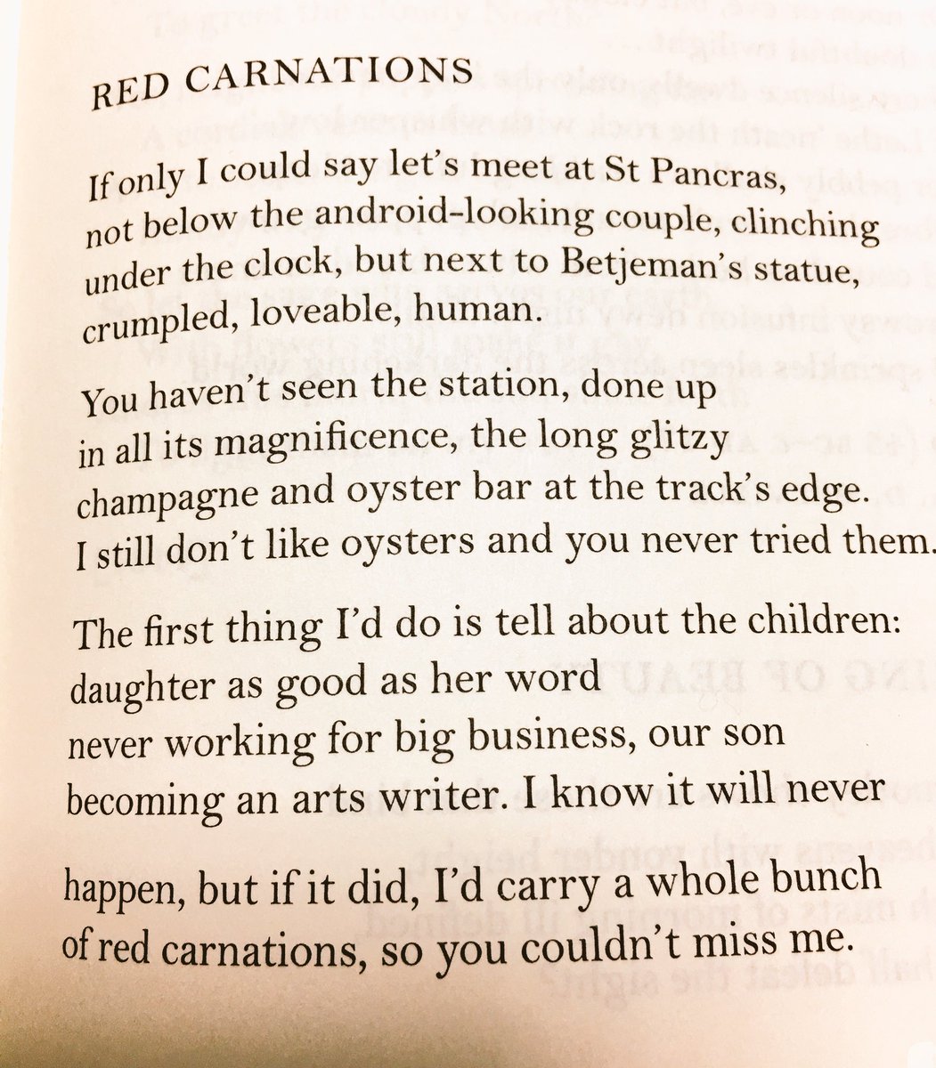 flowersbypost's tweet photo. Lovely #poem from Peter Phillips found on The Language of Flowers a collection of poems published by Everyman’s Library, pocket poets edition. #poets #floralpoems #everymanslibrary #carnations #flowers #thelanguageofflowers #stpancras #peterphillipe #urbanpoetry #redcarnations https://t.co/GvN3vf8TF5