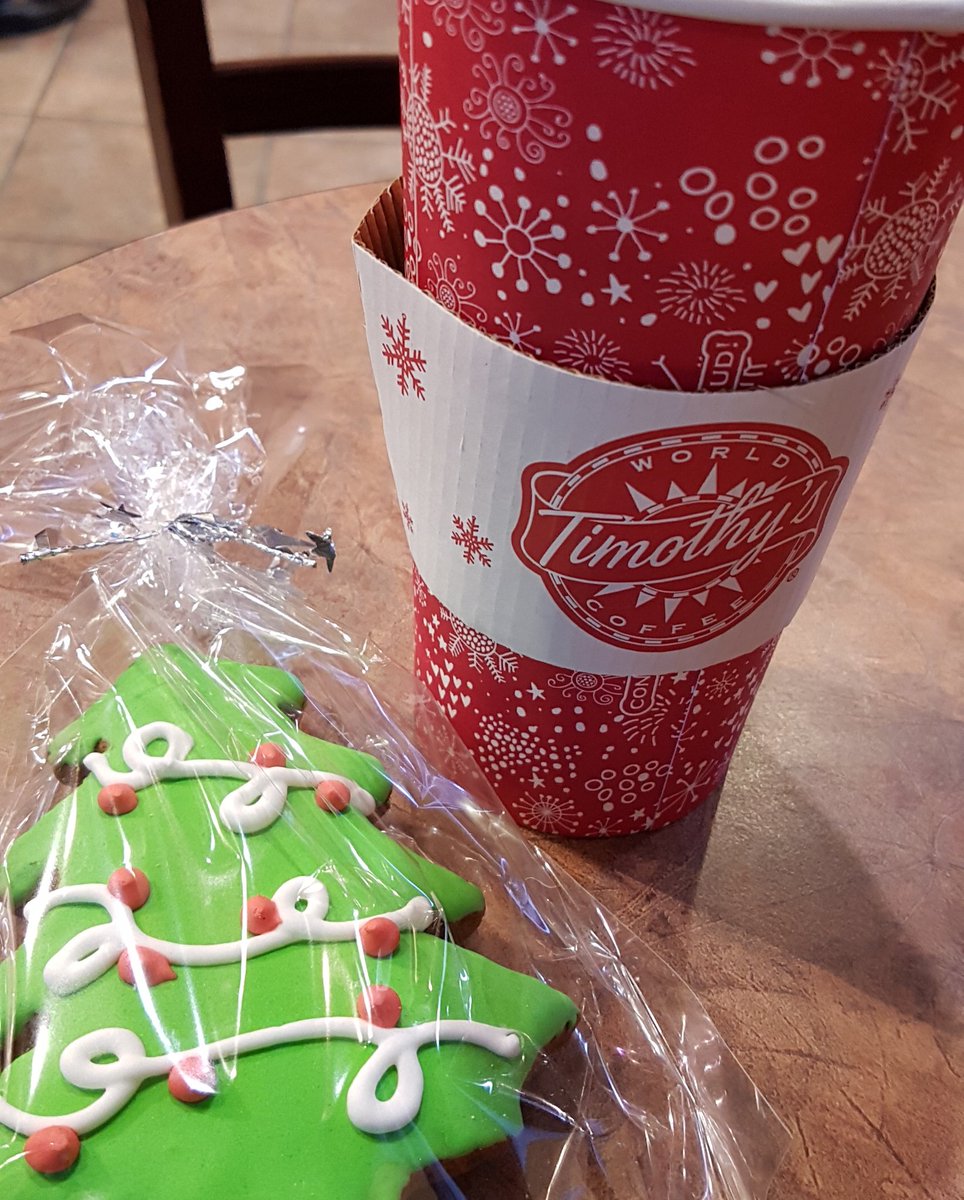 Jill_Anzarut's tweet photo. Shoutout to the random stranger in @Timothy_Coffee and the guy behind the counter who thought we both deserved cookies! Happy holidays https://t.co/2dy5Y6dN4o
