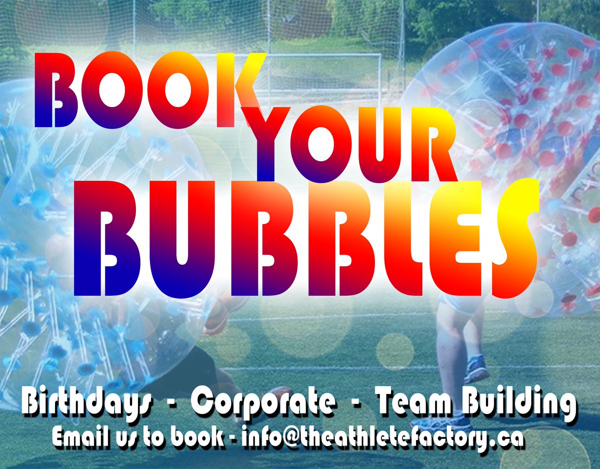 AthleteFactory_'s tweet photo. Bubbles and birthdays go hand in hand. Call or email us to see how you can do both at #TheFactory! #birthdayparty #bubblesports #KWawesome #wrawesome https://t.co/xvQBICsmEp