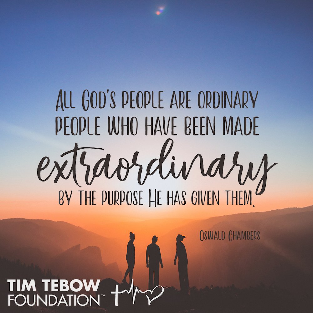tebowfoundation's tweet image. TTF Quote of the Week: