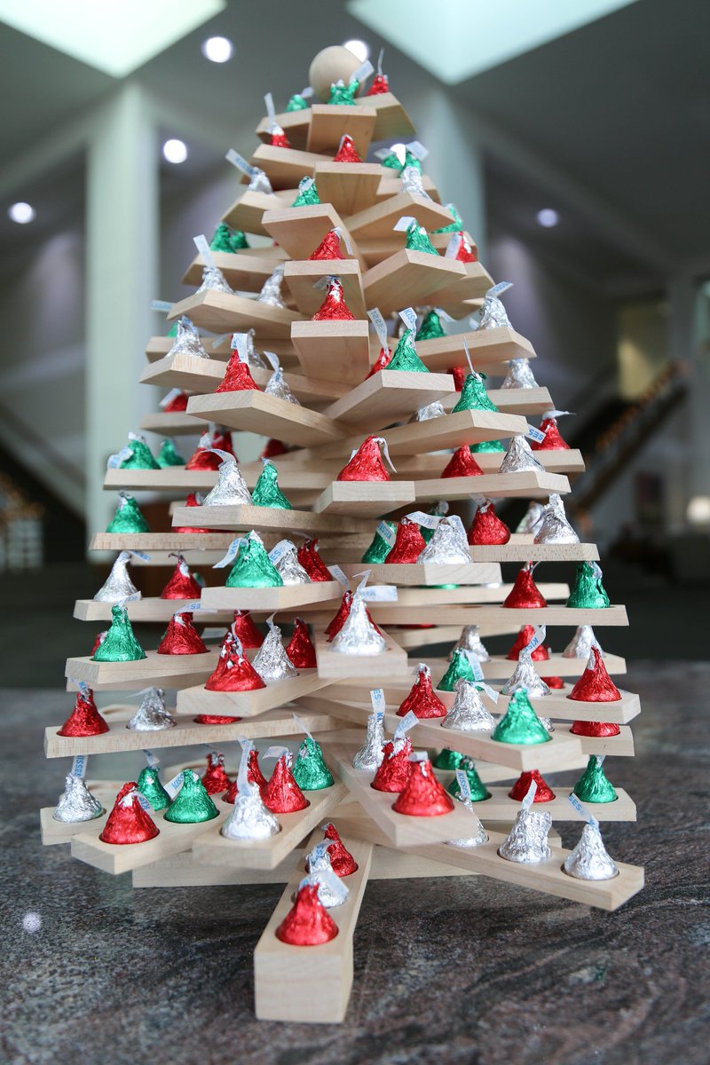 NCBAorg's tweet photo. @theflabar @NYSBA @AlabamaStateBar @StateBarofGA @ABAesq @StateBarMT @StateBarofWI @statebaroftexas @IndianaStateBar @MIStateBar This year we went with a clean design, minimalistic approach, and a sweet tooth with our #BarTree. https://t.co/DKnKzwkuww
