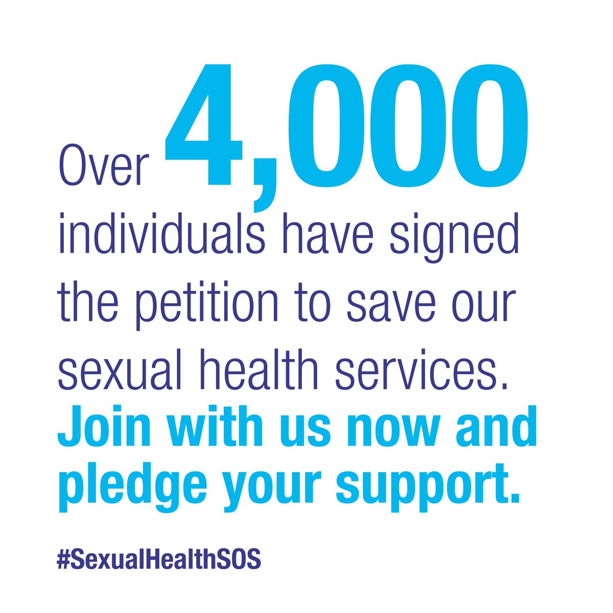 More than 4,000 people are calling on the government to stop #cuts to #sexualhealth services. Add your name #sexualhealthSOS you.38degrees.org.uk/petitions/save… #SRH