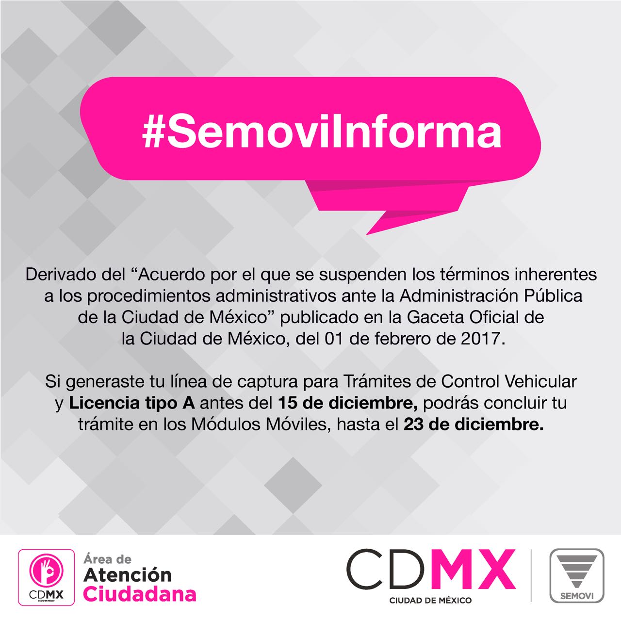 SEMOVI CDMX على تويتر "Concluye tus trámites de control vehicular y