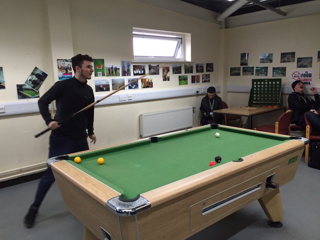 RunshawEnrich's tweet photo. Another busy afternoon in the Enrichment Hall! Open till 3.30 today! Table Tennis, Pool and Fifa! https://t.co/BAsi9sADVo