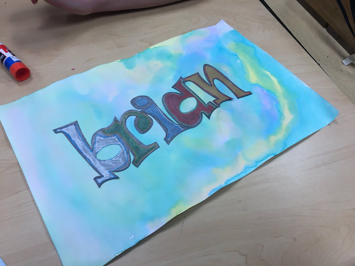 CMSDfablab's tweet image. Graffiti name projects from the #mobilefablab #steam #fablab @NewtonDBakerArt