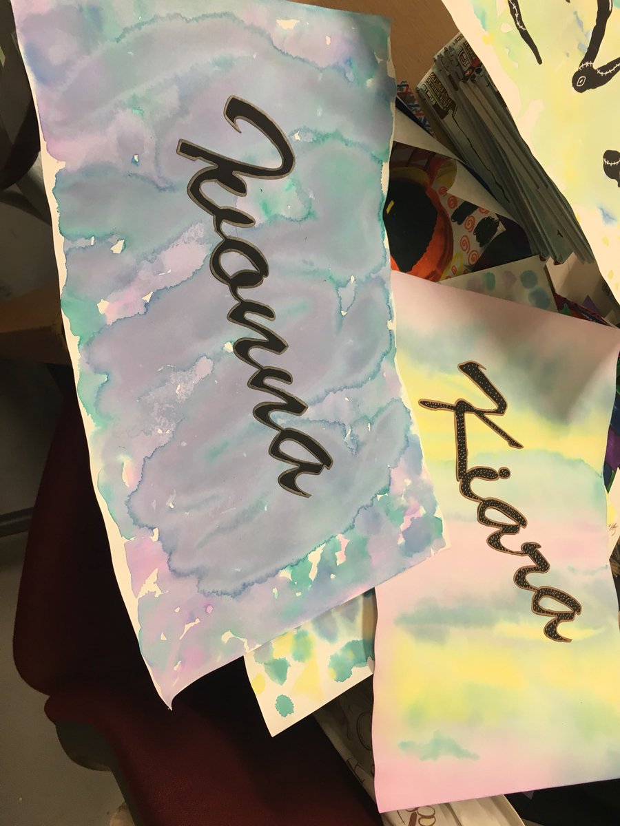 CMSDfablab's tweet image. Graffiti name projects from the #mobilefablab #steam #fablab @NewtonDBakerArt