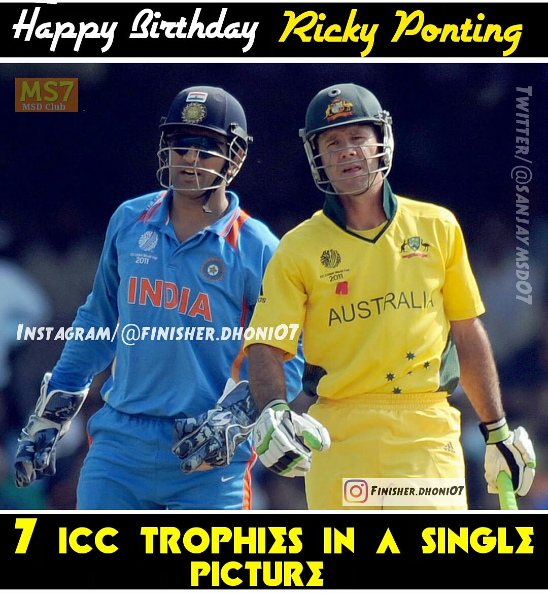 Happy Birthday Ricky  Ponting  