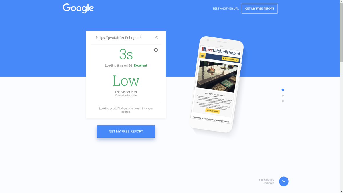 BMCInternet's tweet image. Is uw website snel genoeg voor 2018? Mobile First belangrijke #rankingfactor! Check uw domein testmysite.withgoogle.com/intl/en-gb Check de resultaten van pvctafelzeilshop.nl #bloedsnel #WooCommerce #WordPress Snelle webshop laten ontwikkelen? bmcinternetmarketing.nl