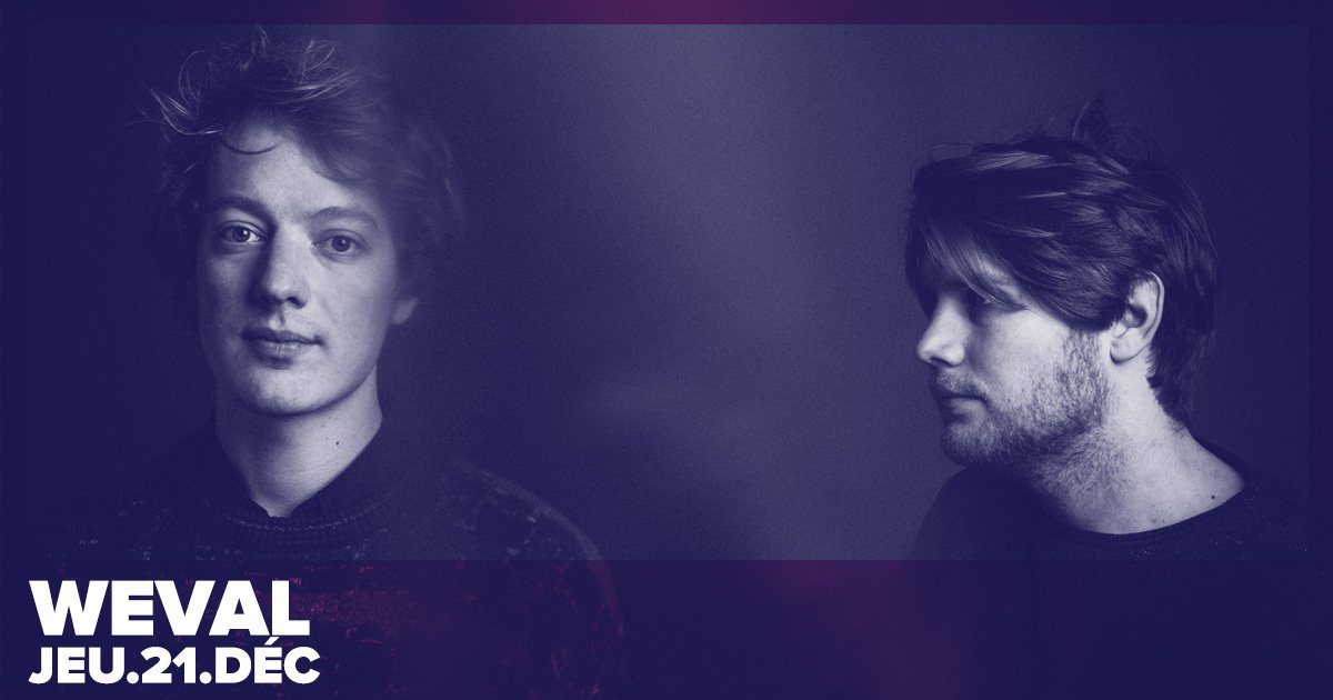 Après une poignée d'EPs et un album acclamé par la critique, <a href="/Wevalmusic/">Weval</a> s'est affirmé comme l'une des figures de proue de la scène électronique mondiale. Concert archi complet sauf pour nos abonnés chéris >>> guestme.live 😘