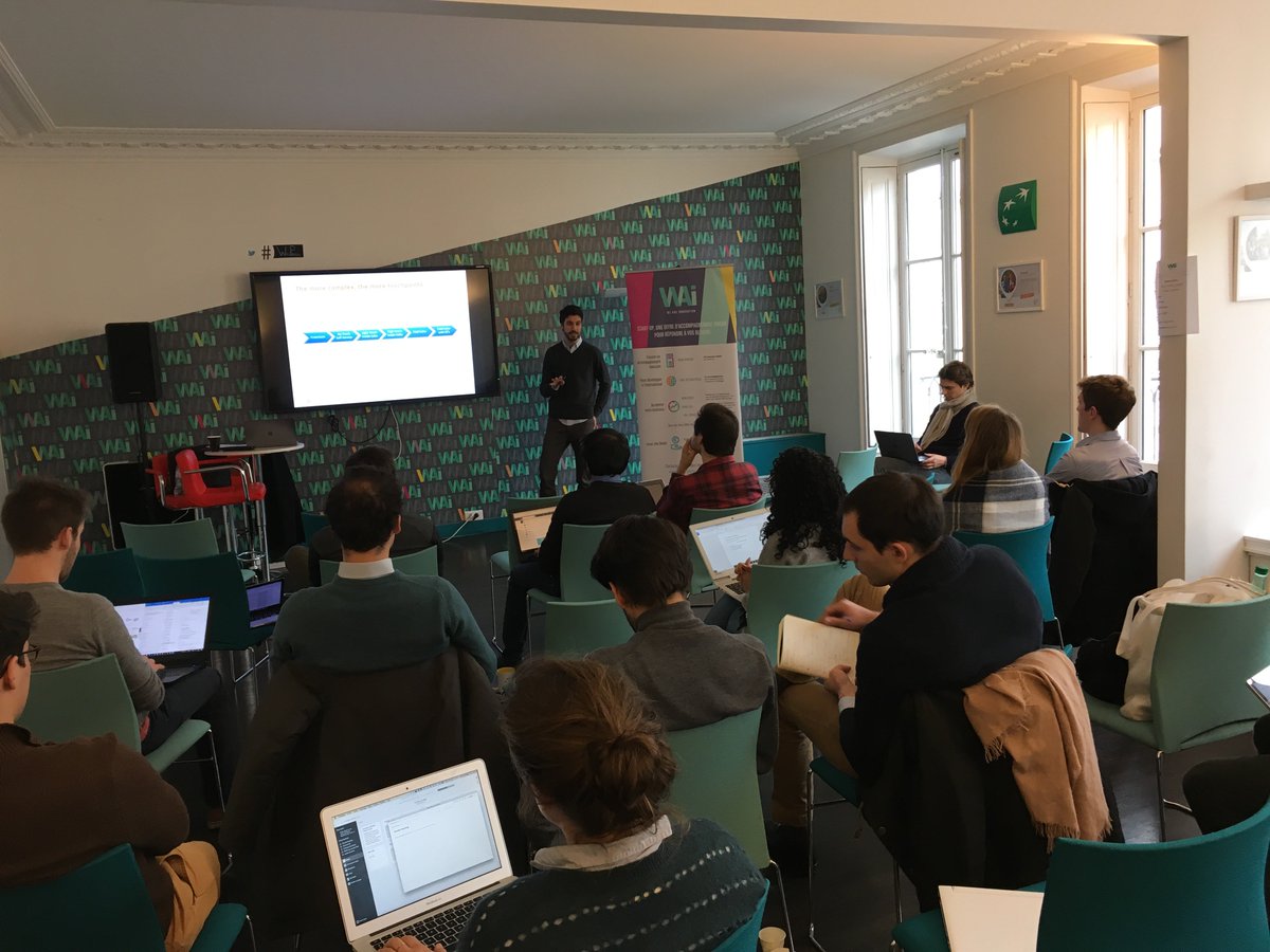 PretotMaud's tweet photo. Workshop #GrowthHacking #LeadGeneration animé par @MatthieuLav @latelier pour les #startups #WaiBoost #WaiLead #WaiParis @mabanque_bnpp : @Energic_SAS @dataswati @Brennus_A @PlanetRide_ @Smart_Services_ @MipRobotics @batvoicetech @Blocinblocteam @capteiot @smartly_ai @OandBevent https://t.co/dmExiGh3ta