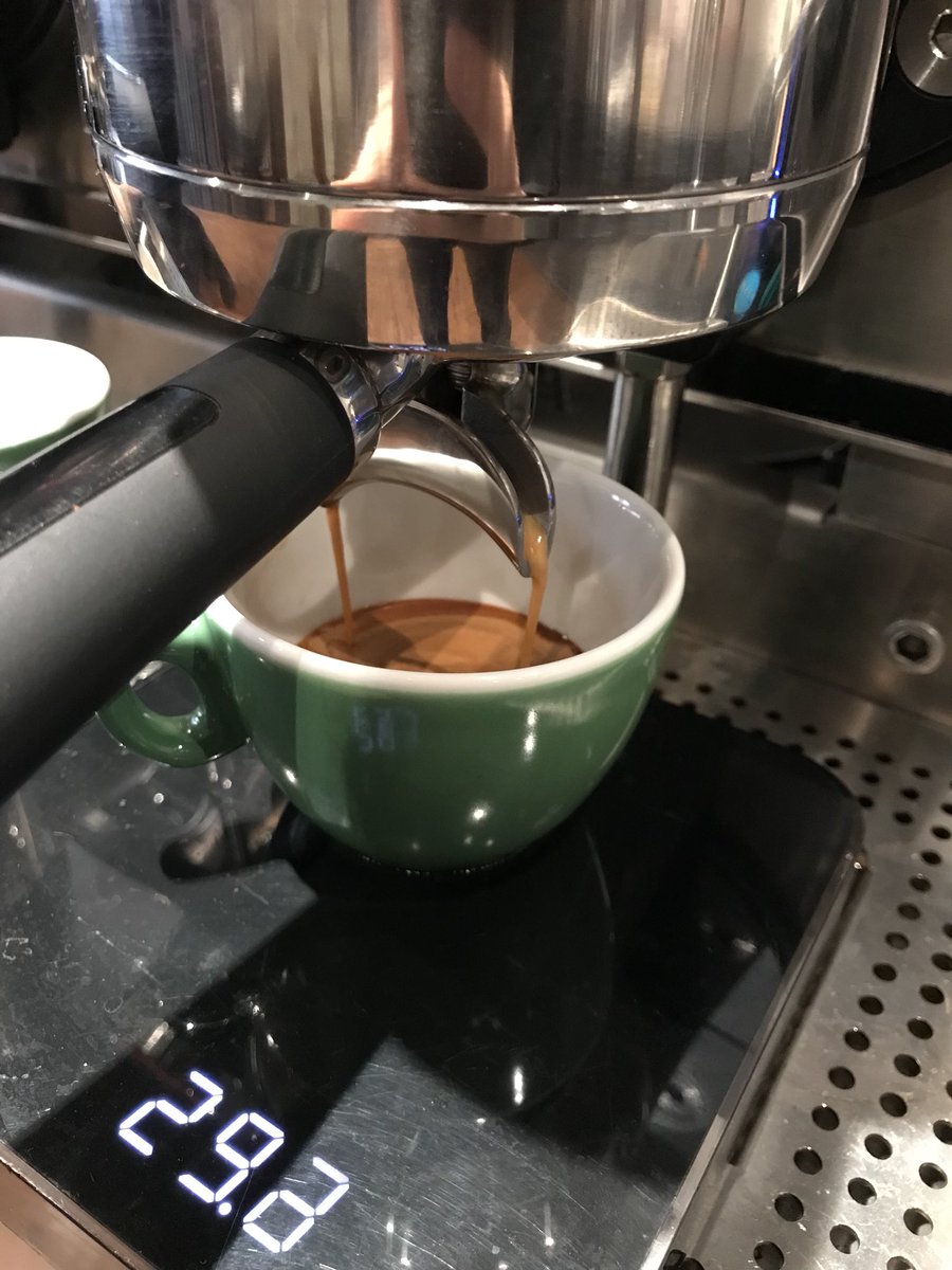 PointOneCoffee's tweet image. Getting our spro on ❤️ #coffee #espresso