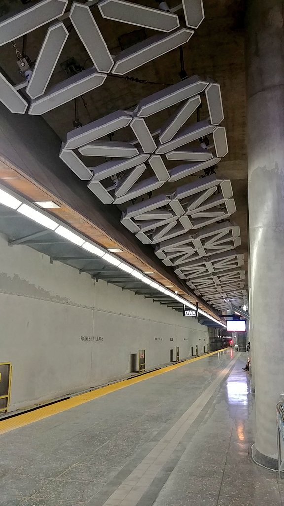 only1phoenixx's tweet photo. Can't wait til #LightSpell is up and running! Such a cool #publicart installation! #TTC #PioneerVillage #TYSSE #Line1Ext #Toronto #Vaughan https://t.co/7DDAZOg4UE
