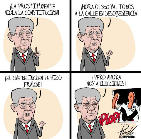m1628's tweet photo. Henry Ramos Allup, el popular "HOMBRE de GOMA" porque se DOBLA para no partirse, anuncia que se SEPARA de la MUD y realizará giras por el país. Seguramente, para ENTRETENER y ENGAÑAR a los ILUSOS, con sus BARATOS Shows, mientras OXIGENA a la NARCOTiranía 🤨https://t.co/65tEdiwul6