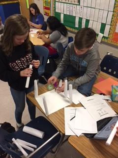 WendyLGarrett's tweet photo. STEM project: Developing a prototype for an Ancient Greece Museum.  Creative minds in action!
#FutureEngineersofAmerica  @BCSDTechTeam  @BMSTechHero  @JennaT1224 https://t.co/23zzPjg6sZ