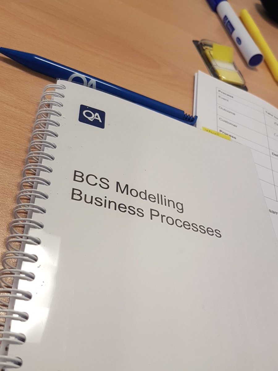 k_1_r_4_n's tweet photo. Day 1 of the #BCS #ModellingBusinessProcesses training @QAtraining #freeQAcourse https://t.co/EJvK07omNG