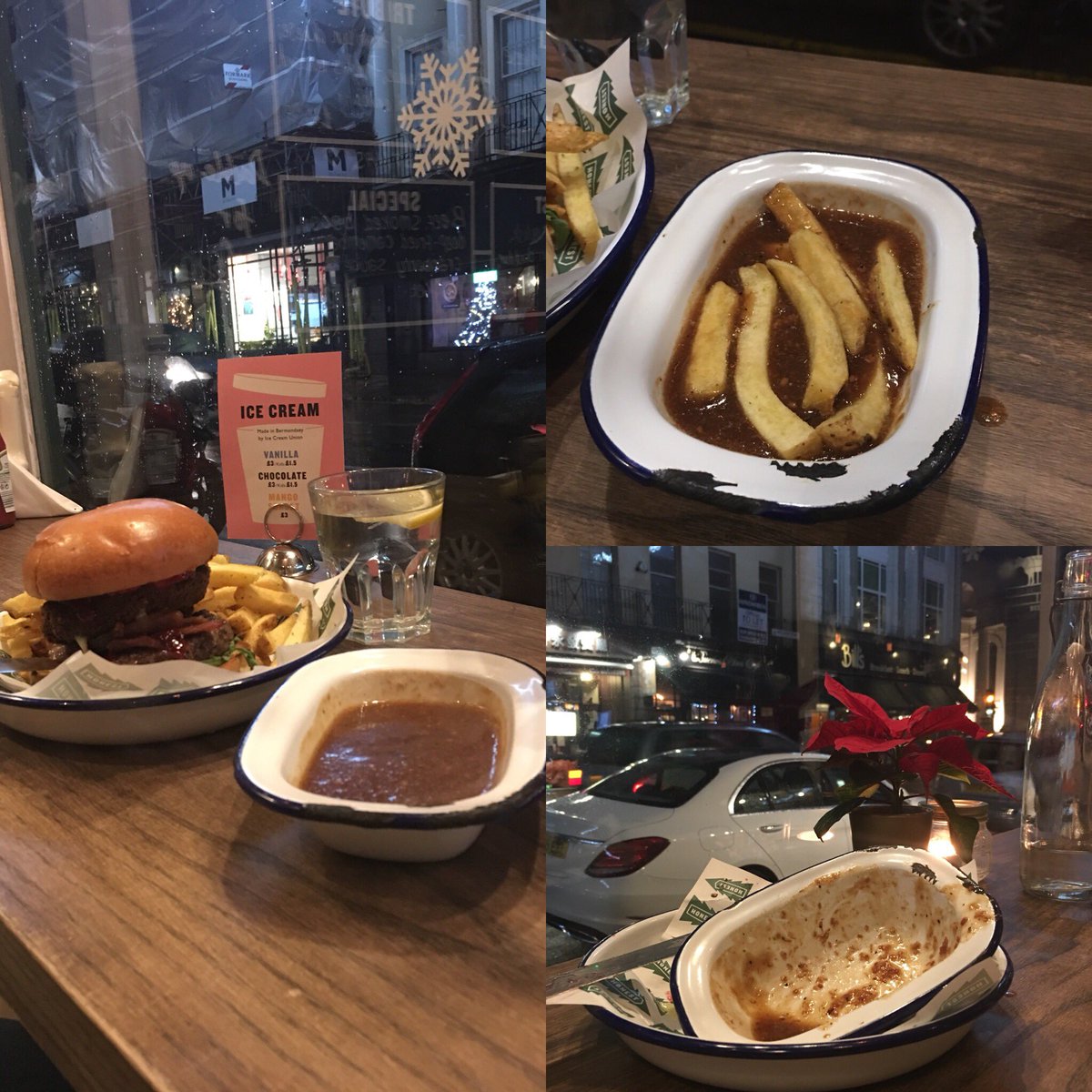 MrDamianKing's tweet image. Job done @honestburgers Top tip - soak your chips in the bacon gravey. You know it makes sense. #burgertips