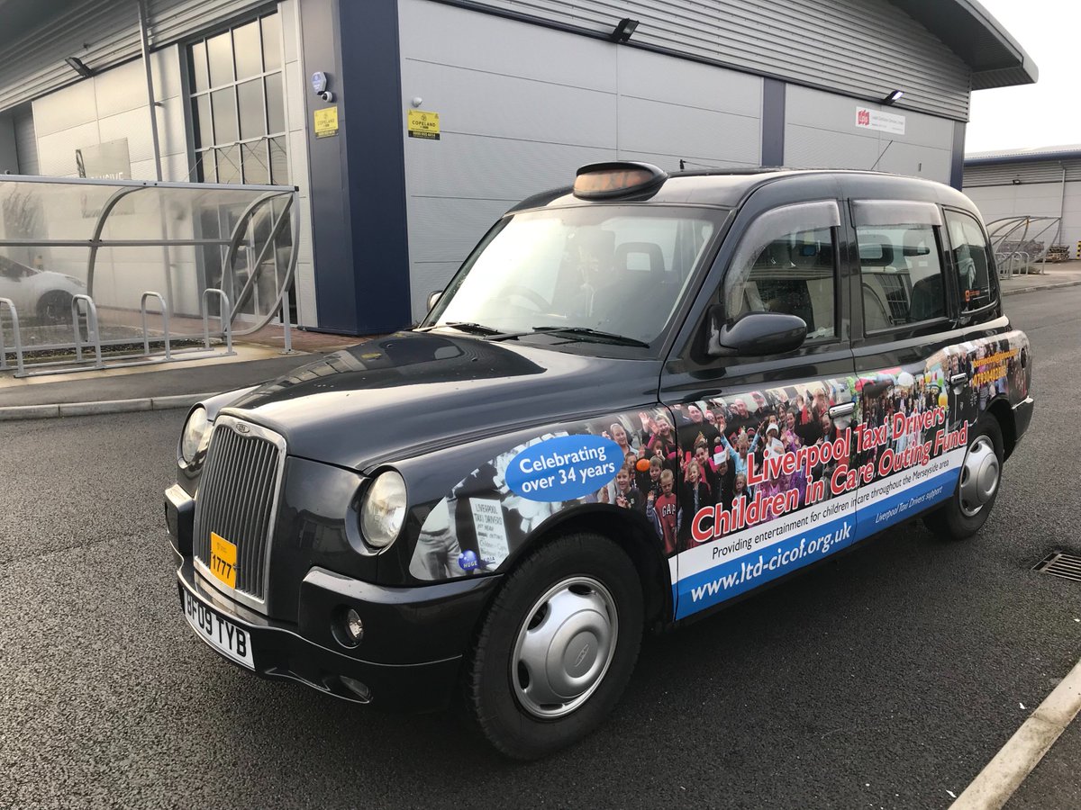 HugeMedialtd's tweet photo. Thank you to the Liverpool Cabbies donating their vehicles to promote & support https://t.co/dF0z9CGnBJ celebrating over 34 years of helping disadvantaged children in the Merseyside area #HappyToHelp #GoodWork #LTDCICOF https://t.co/3JZCwrNIzU