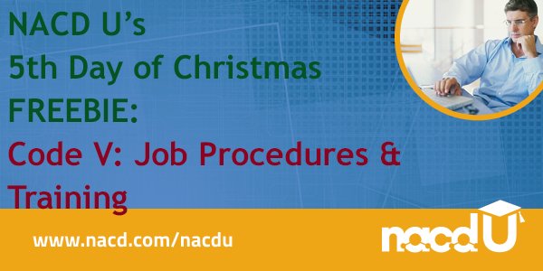 KatCooper_NACD's tweet photo. 12 Days of Christmas! Looking for a productive way to spend your holiday break? We're offering one free course per day to anyone who purchases two courses from the existing library. Today's free course - Code V. Enroll now: https://t.co/elJVcbmMgM https://t.co/0BcLhGTwRl