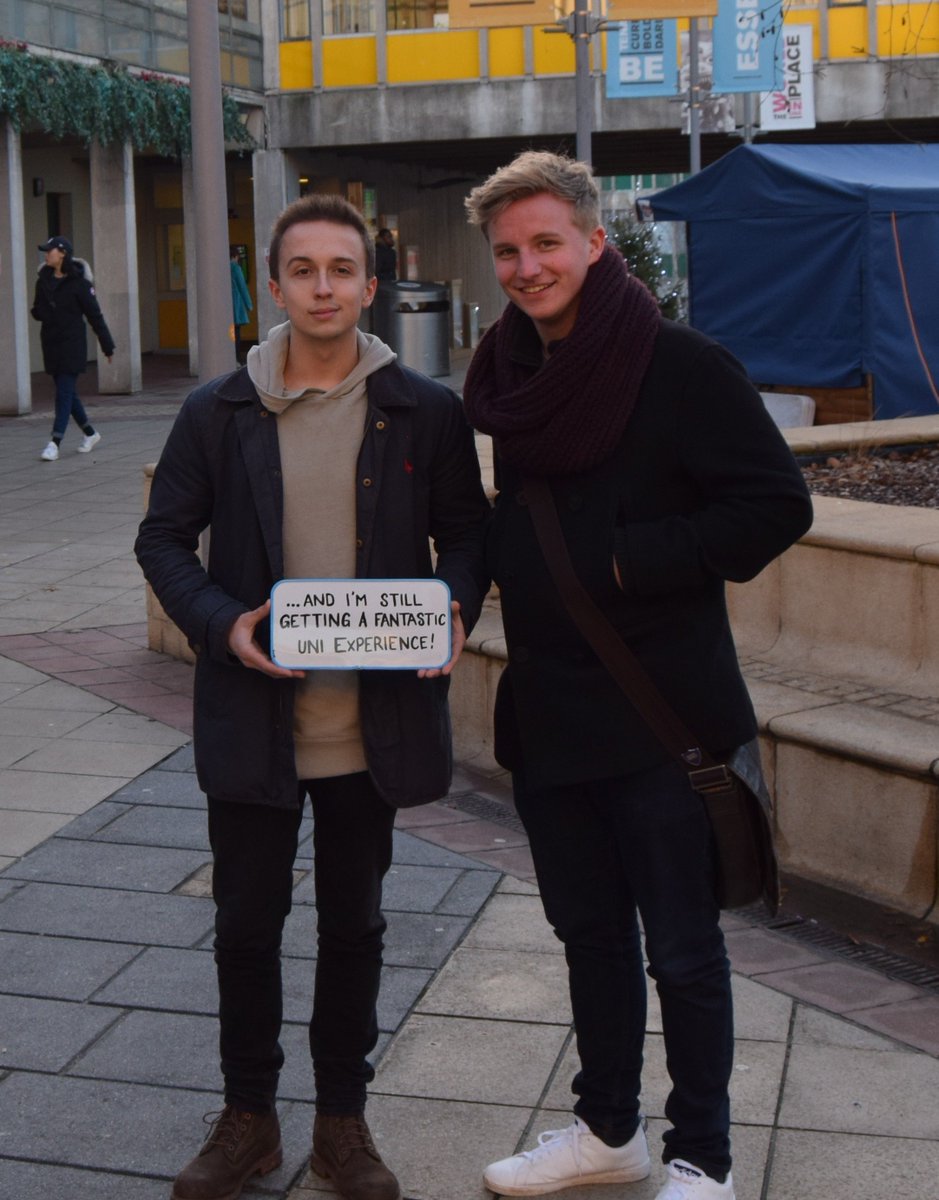 EdgeHotelSchool's tweet photo. Ashley and Ross have just started their two year degrees at the Edge Hotel School. Here is what they think #2yeardegrees #edselctte @timeshighered @JoJohnsonUK @BBCNews @GuardianEdu @bbceducation https://t.co/5XgvWm7lNB