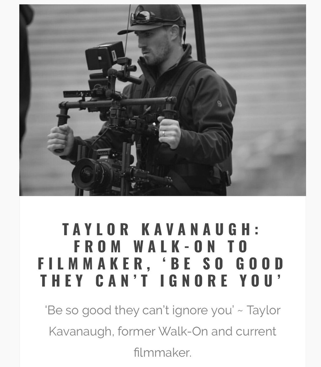 YogiRoth's tweet photo. To be a walk on in #CFB is never easy. Filmmaker &amp; former WR @kavanaughtay shares his path and reminds us to ‘be so good they can’t ignore you.’ - New on #LifeWithoutLimits pod as think all of us are #WalkOns in some form or another 🎙 https://t.co/LAsyvAdQSe https://t.co/aF8q7f8kAd