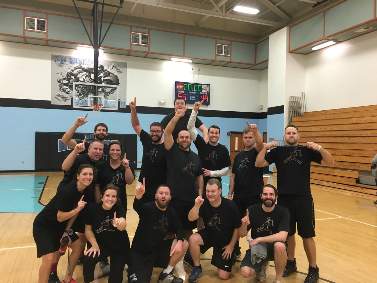 theheritagems's tweet photo. Winner winner chicken dinner!  Great game by both students and staff. #gopanthers https://t.co/VWnMC0oWjI