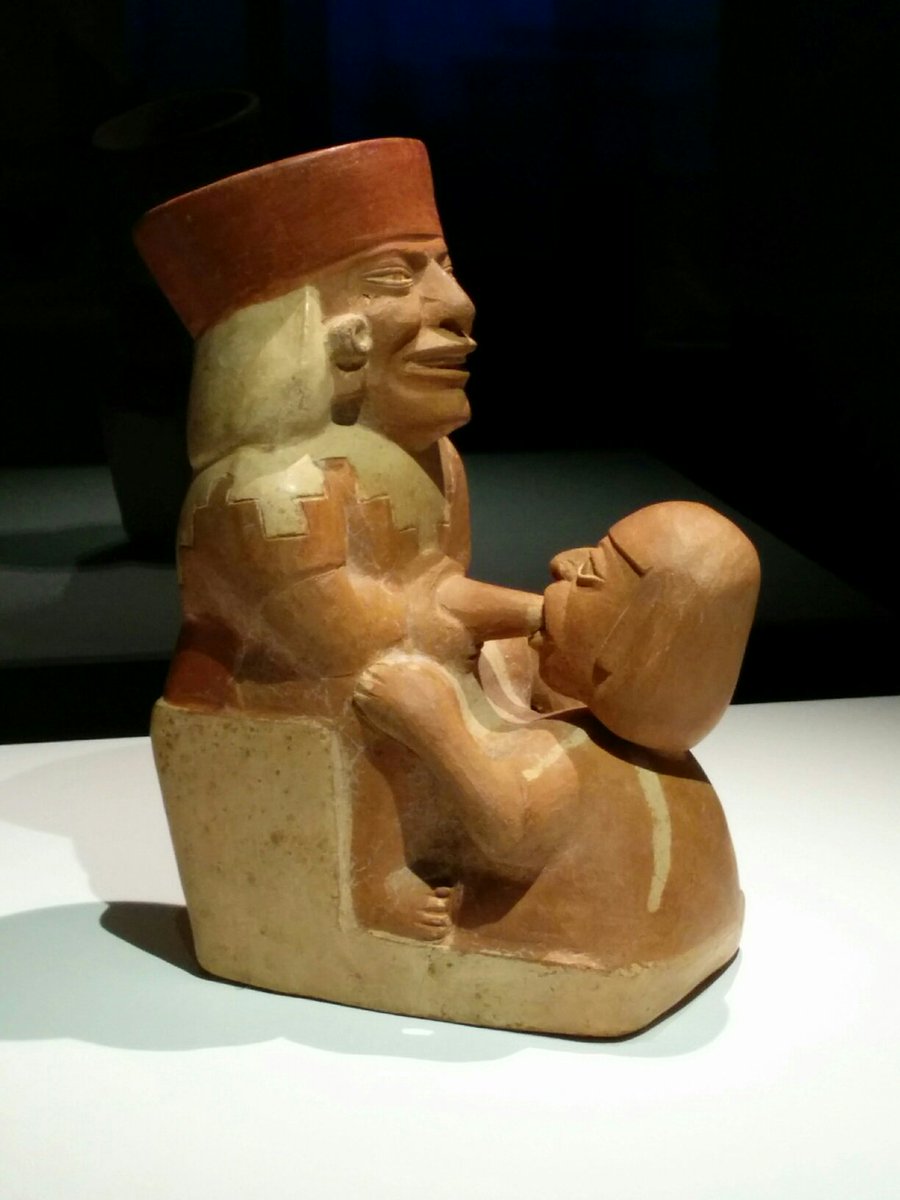 Negilahn's tweet photo. Céramique étonnante représentant comment dire un scène intime 😮 #ExpoPerou 500-600 ap JC ... @quaibranly https://t.co/B6ZZPCOebj