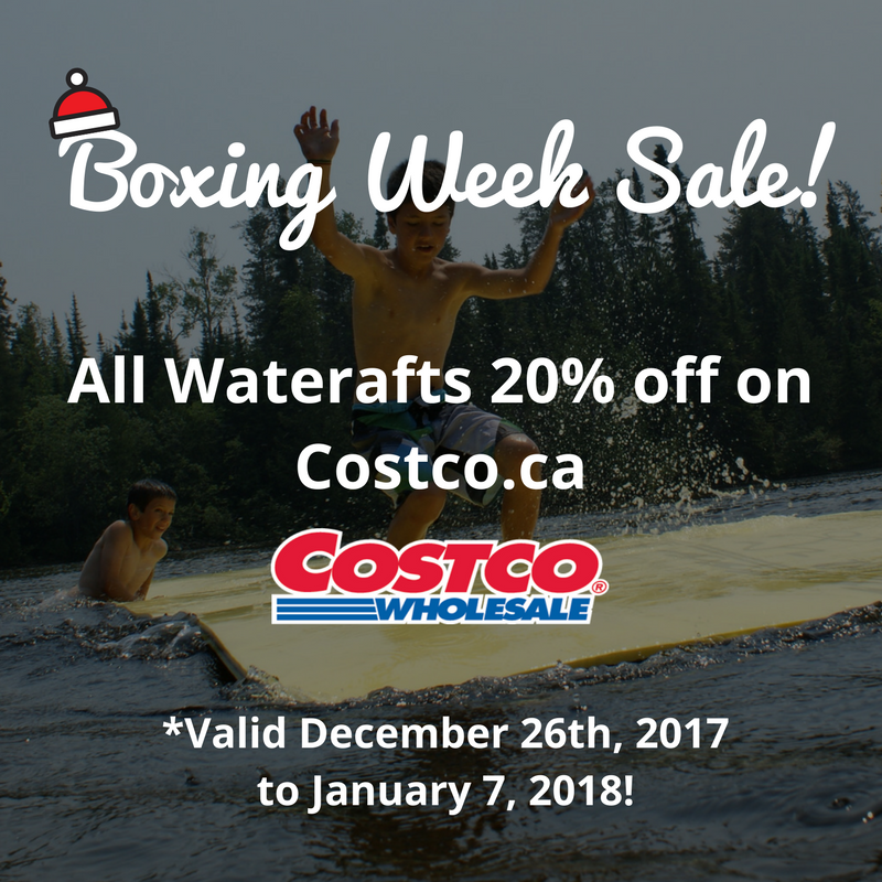 wateraft's tweet photo. Looking for the perfect #Christmas gift for your #family? Take advantage of our #BoxingWeekSale on Costco.ca! Valid December 26, 2017 - January 7, 2018! https://t.co/936Tzl3dRY