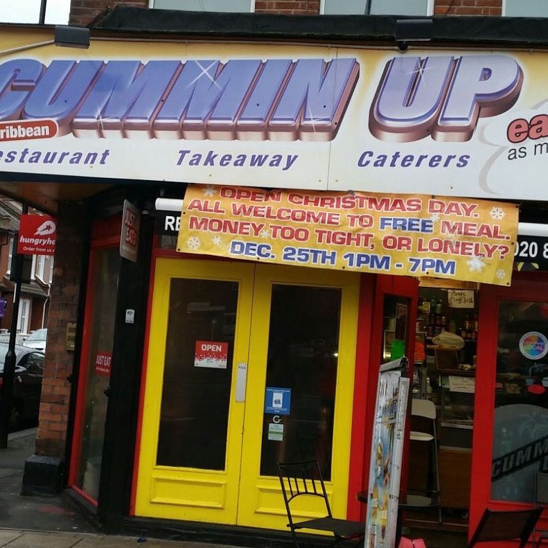 RT: <a href="/cumminupcaribbe/">Cummin' Up Caribbean Takeaway</a> 

Please spead the word..

free meal to all 02086909167 // 389 Lewisham High street, SE13 6NZ
