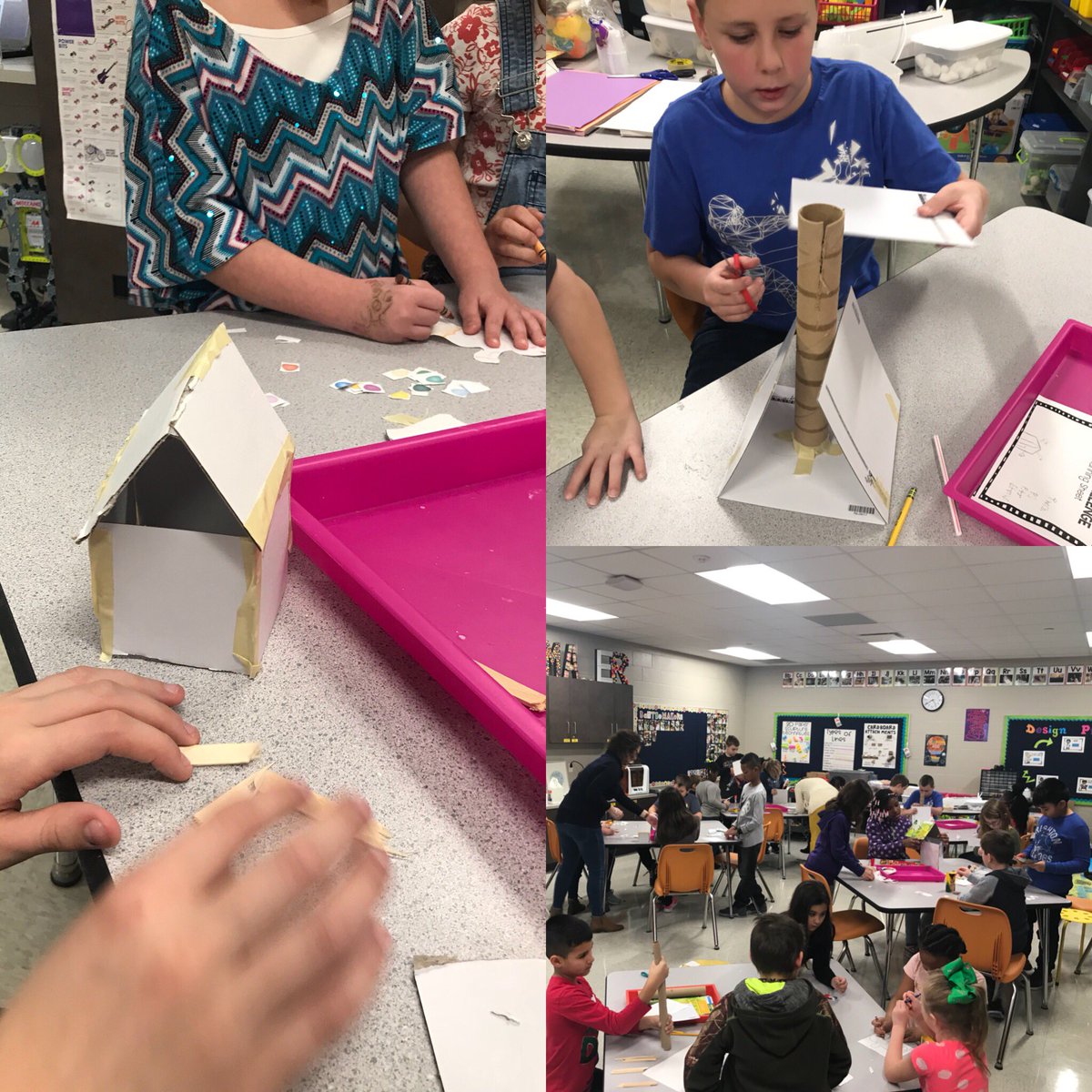 JordansJargon's tweet photo. STEAM challenge equips us with cooperation and communication skills along with STEAM building #steamteamebe @JECoggs @FreemanEBE @BurkemperEBE @BattleElem https://t.co/q9tg7g9rpz