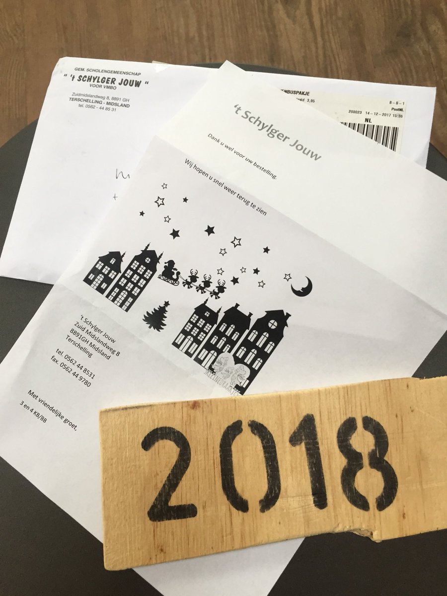 Bestelling binnen uit #Terschelling! Dank aan leerlingen van de <a href="/schylgerjouw/">'t Schylger Jouw</a> #Webwinkel. #Midsland