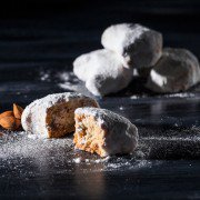 Traditional Greek Christmas #cookies with Almonds &amp; butter bit.ly/2jcmXAe  #gifts #giftguide #kourabiedes #kourabies #Christmas #sweets #uksmallbizrt #Yorkshire #London #Manchester #Bristol #Birmingham #Cardiff #Leeds #Greece #Foodies #Mediterranean