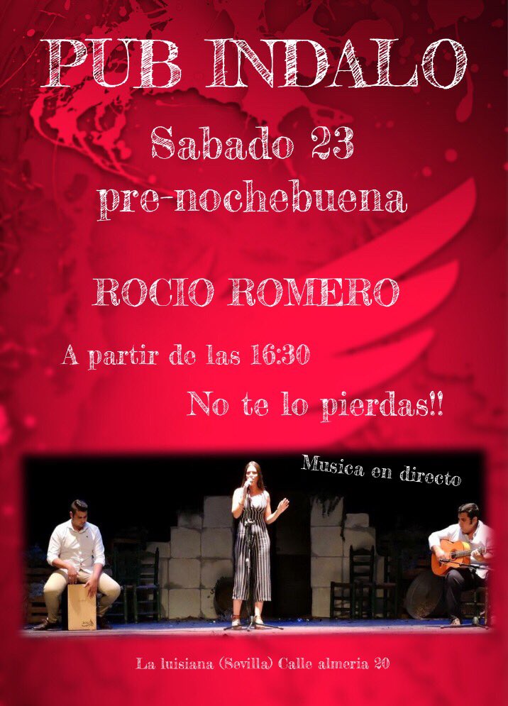 No te pierdas el sabado a partir de las 16:30 a Rocio Romero!!